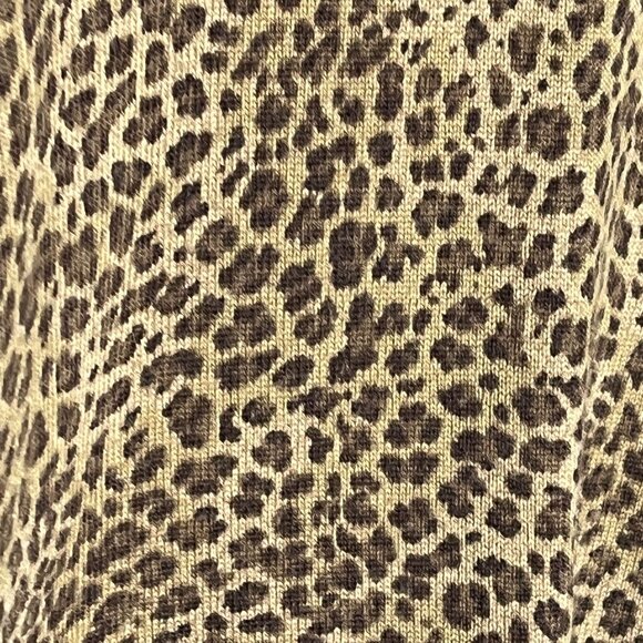 Jones New York Sport Leopard Print Sweater S Knit Top - Picture 8 of 11